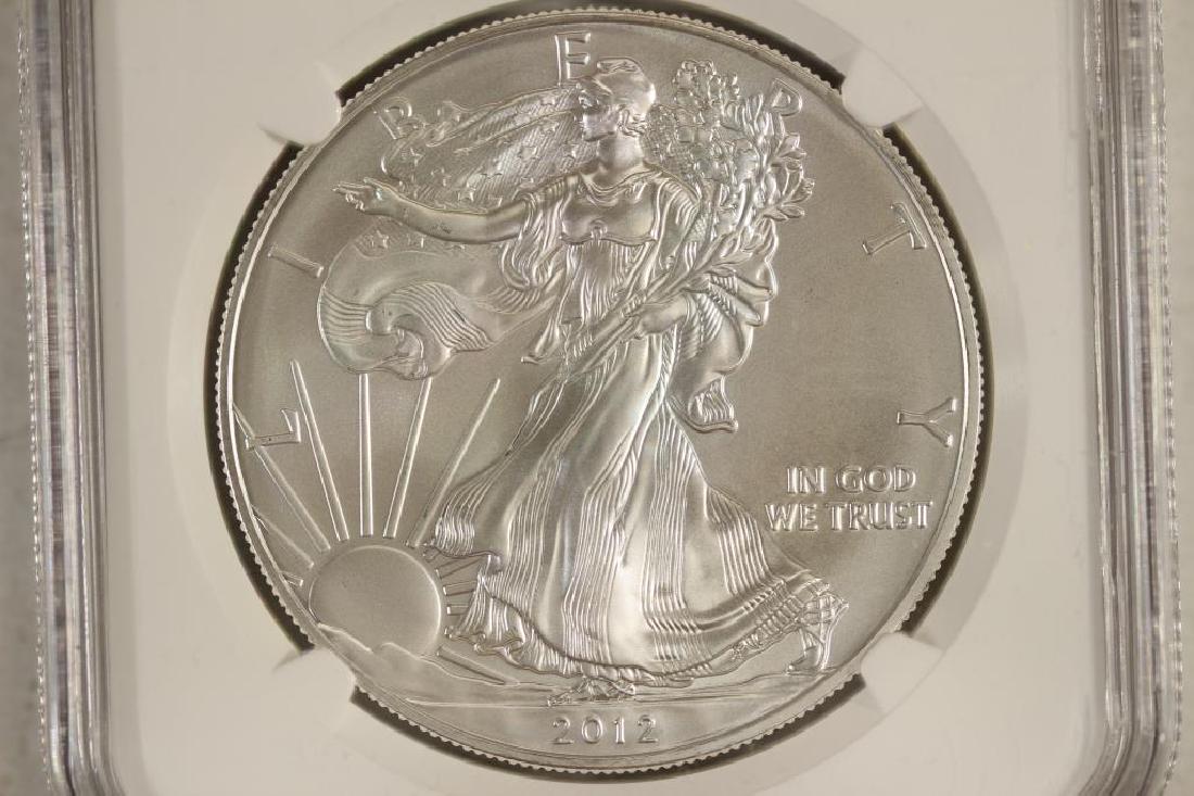 2012 AMERICAN SILVER EAGLE NGC MS69 1ST RELEASES (1 of 3)