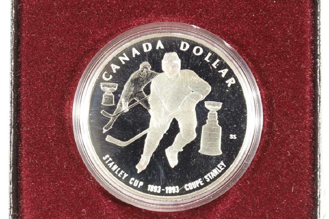 1993 CANADA STANLEY CUP SILVER DOLLAR PROOF (1 of 3)