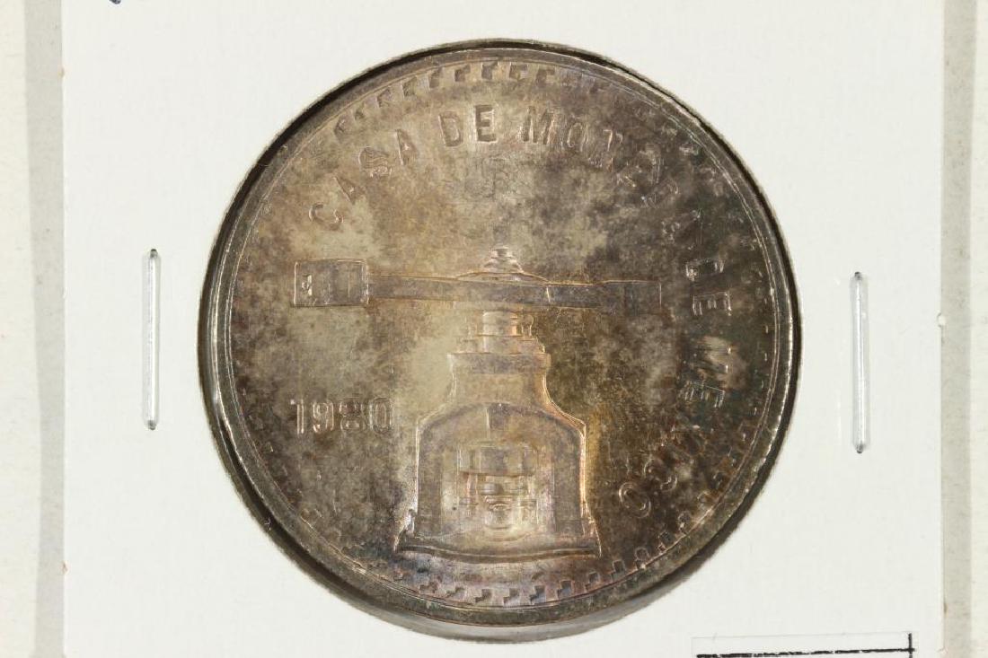 1980 MEXICO SILVER ONZA  1 TROY OZ. SILVER (1 of 2)