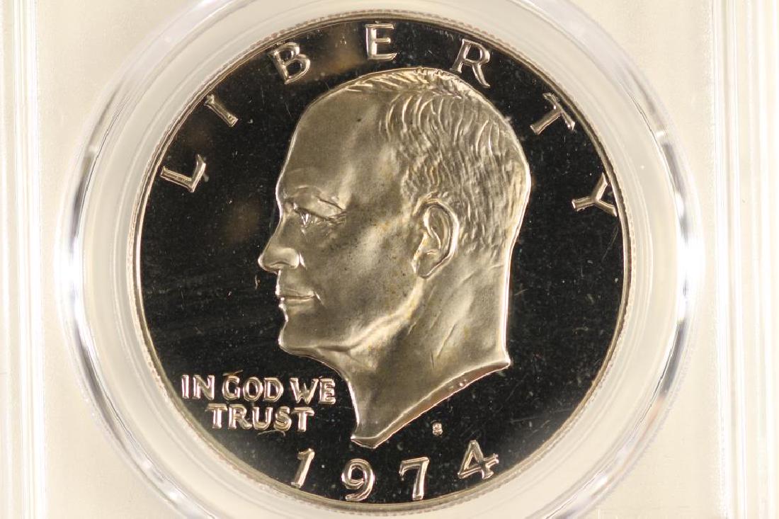 1974-S IKE DOLLAR PCGS PR69 DCAM (1 of 3)