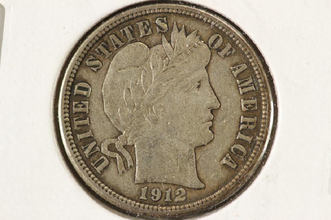 1912 BARBER DIME EXTRA FINE (1 of 2)