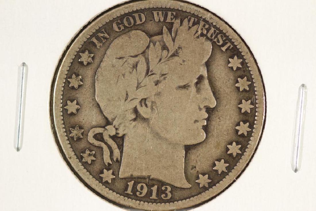 1913 BARBER HALF DOLLAR (1 of 2)