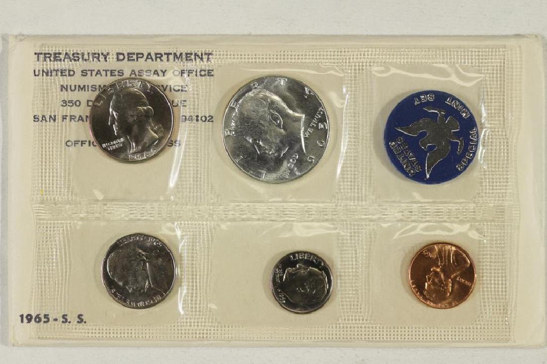 1965 US SPECIAL MINT SET WITH ENVELOPE (1 of 2)