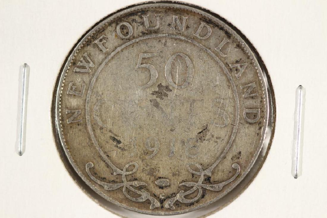 1918-C NEWFOUNDLAND SILVER 50 CENT (1 of 2)