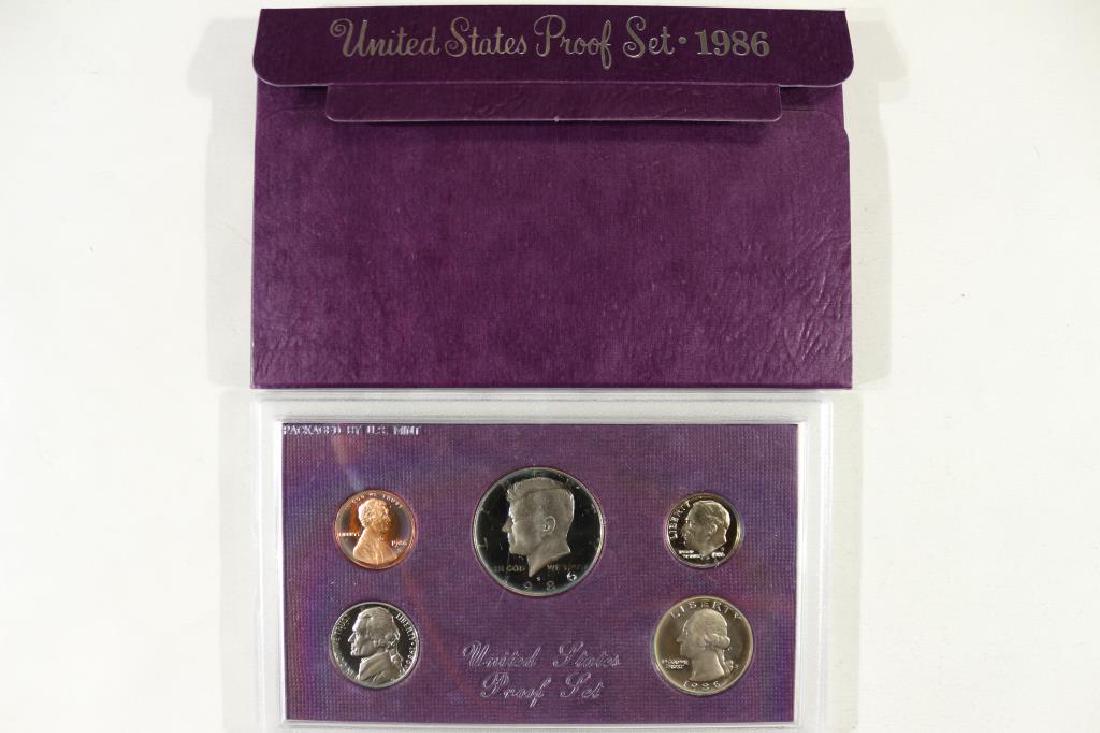 1986 US PROOF SET (WITH BOX) (1 of 2)