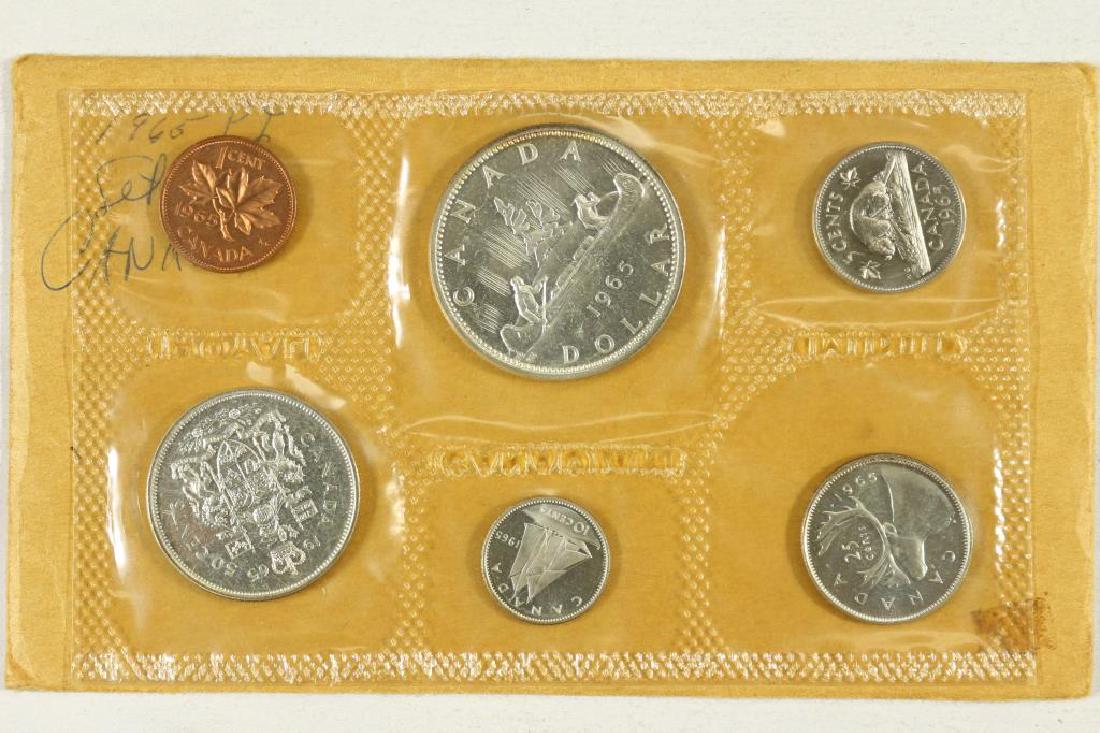 1965 CANADA SILVER (PF LIKE) SET WITH ENVELOPE (1 of 2)