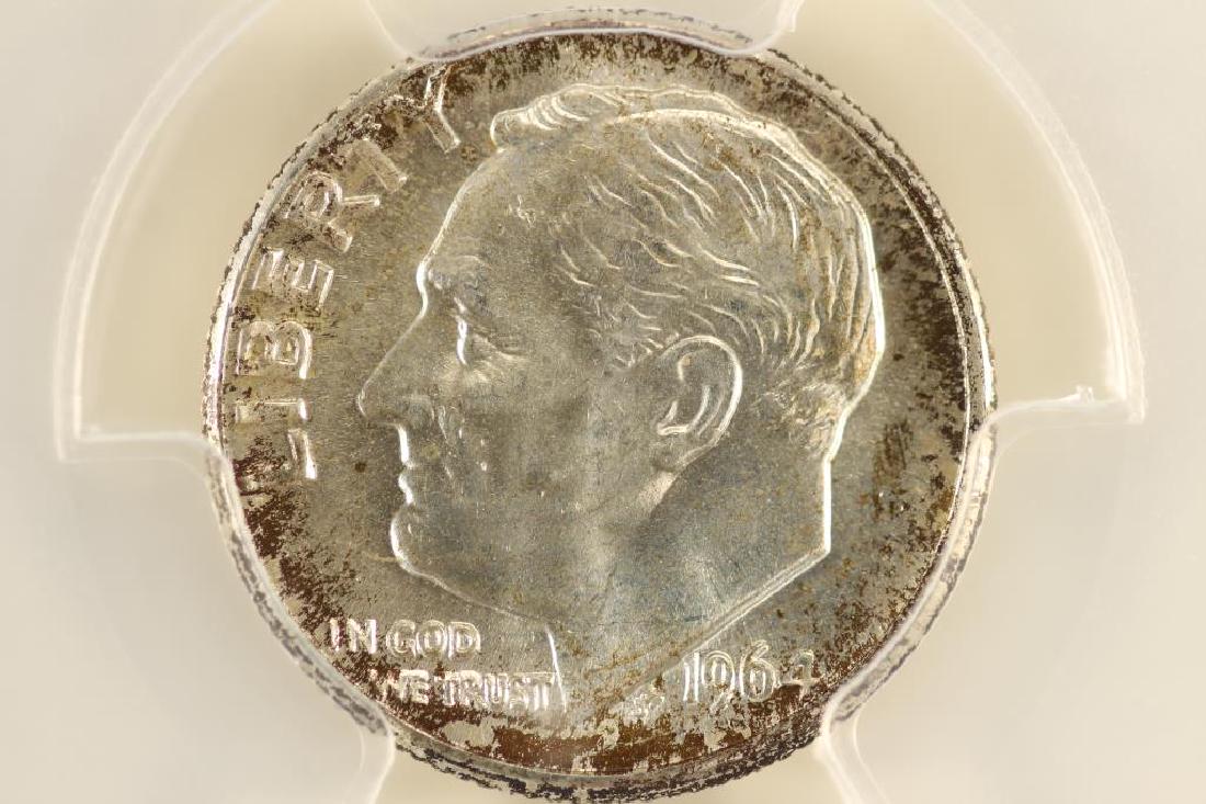 1964-D SILVER ROOSEVELT DIME PCGS MS65 (1 of 3)