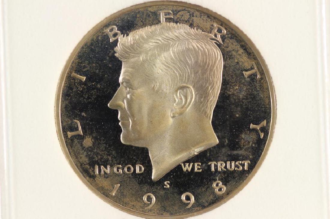 1998-S KENNEDY HALF DOLLAR PROOF CAMEO (1 of 3)