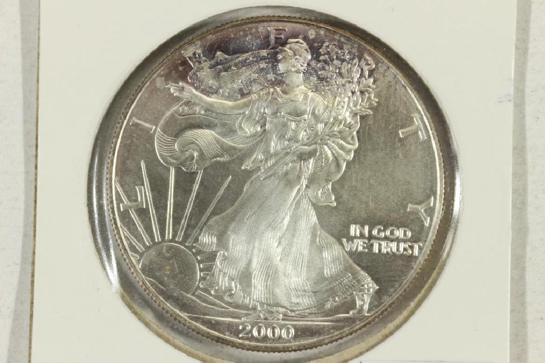 2000 AMERICAN SILVER EAGLE UNC (1 of 2)