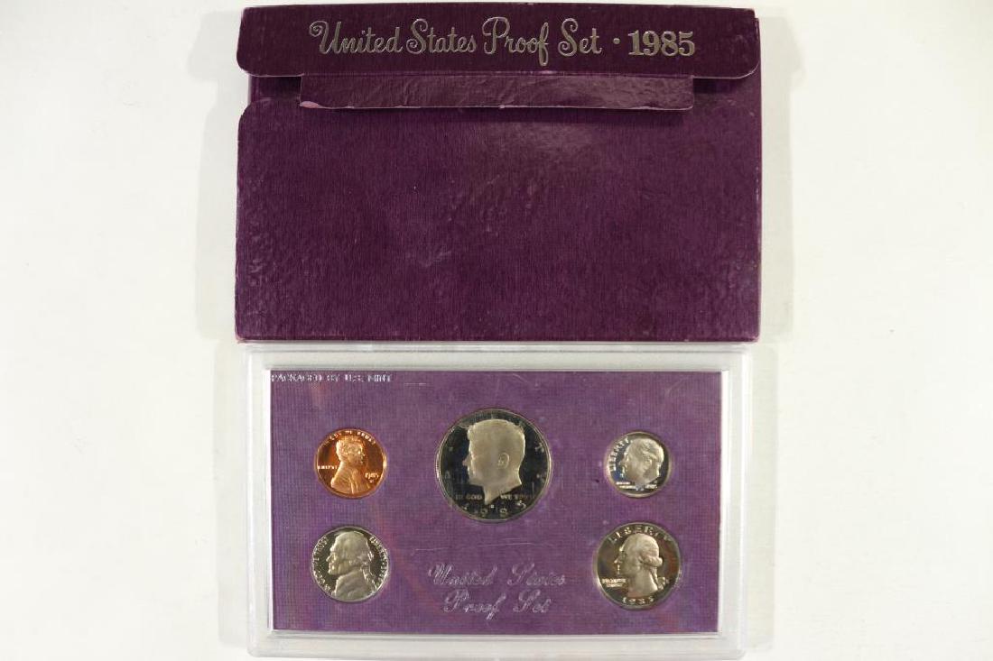 1985 US PROOF SET (WITH BOX): You must call us at 1-763-862-8302 or email us at bidalotauction@aol.com with your credit card number directly. Thanks.
