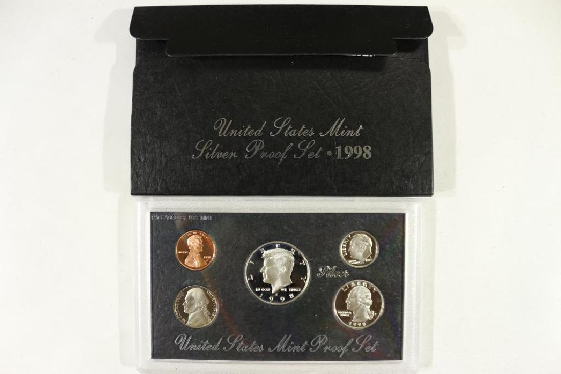 1998 US SILVER PROOF SET (WITH BOX) (1 of 2)