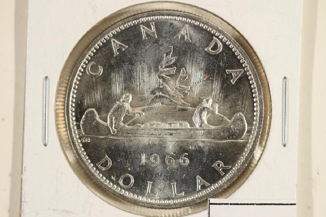 1966 CANADA SILVER DOLLAR BRILLIANT UNC (1 of 2)