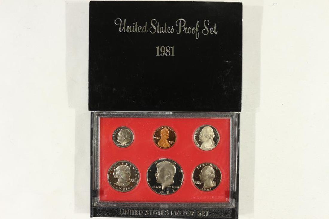 1981 US PROOF SET (WITH BOX) (1 of 2)