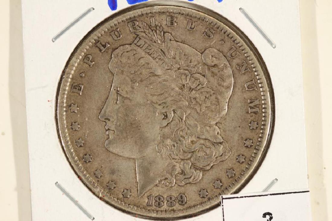 1889 MORGAN SILVER DOLLAR: You must call us at 1-763-862-8302 or email us at bidalotauction@aol.com with your credit card number directly. Thanks.