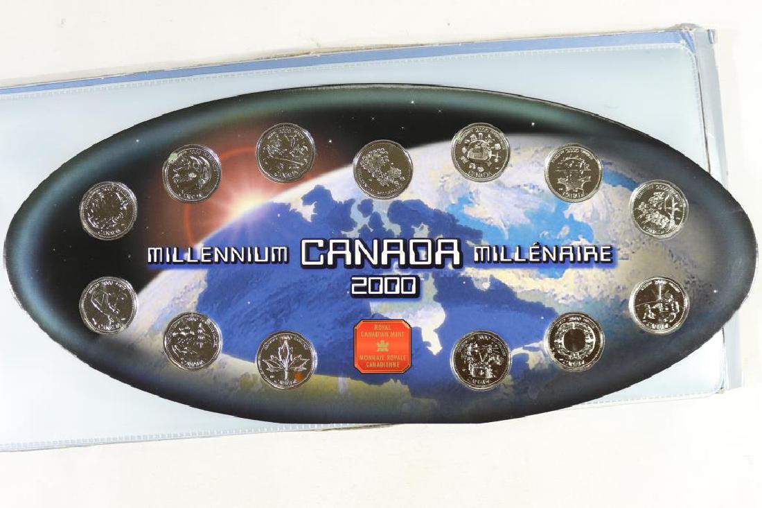 2000 CANADA MILLENNIUM COIN SET 13 QUARTERS (1 of 2)