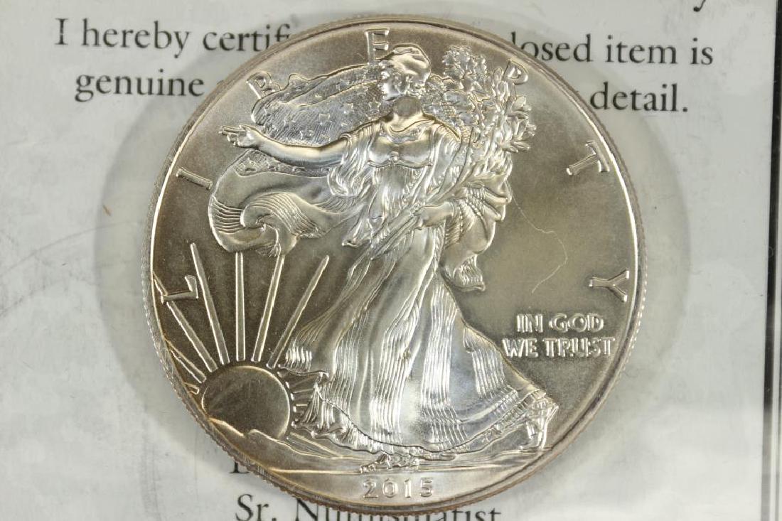2015 AMERICAN SILVER EAGLE BU (1 of 2)