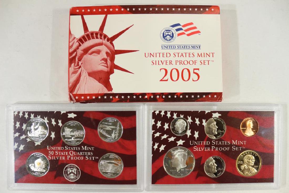 2005 SILVER US PROOF SET (WITH BOX) (1 of 2)