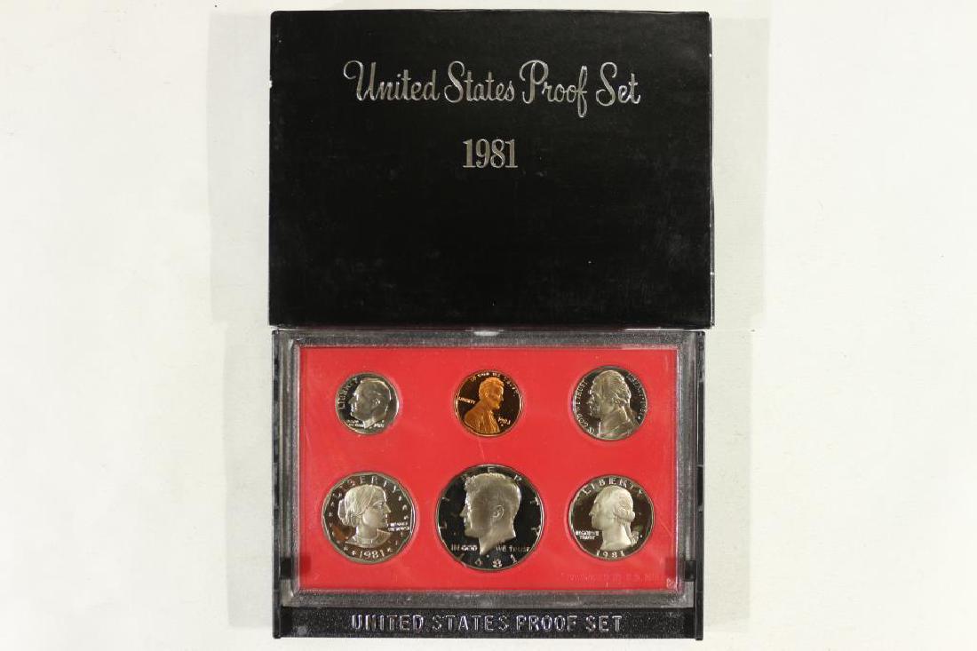 1981 US PROOF SET (WITH BOX) (1 of 2)