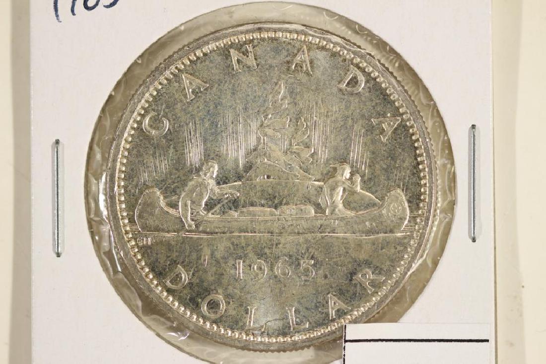 1965 CANADA SILVER DOLLAR BU (1 of 2)