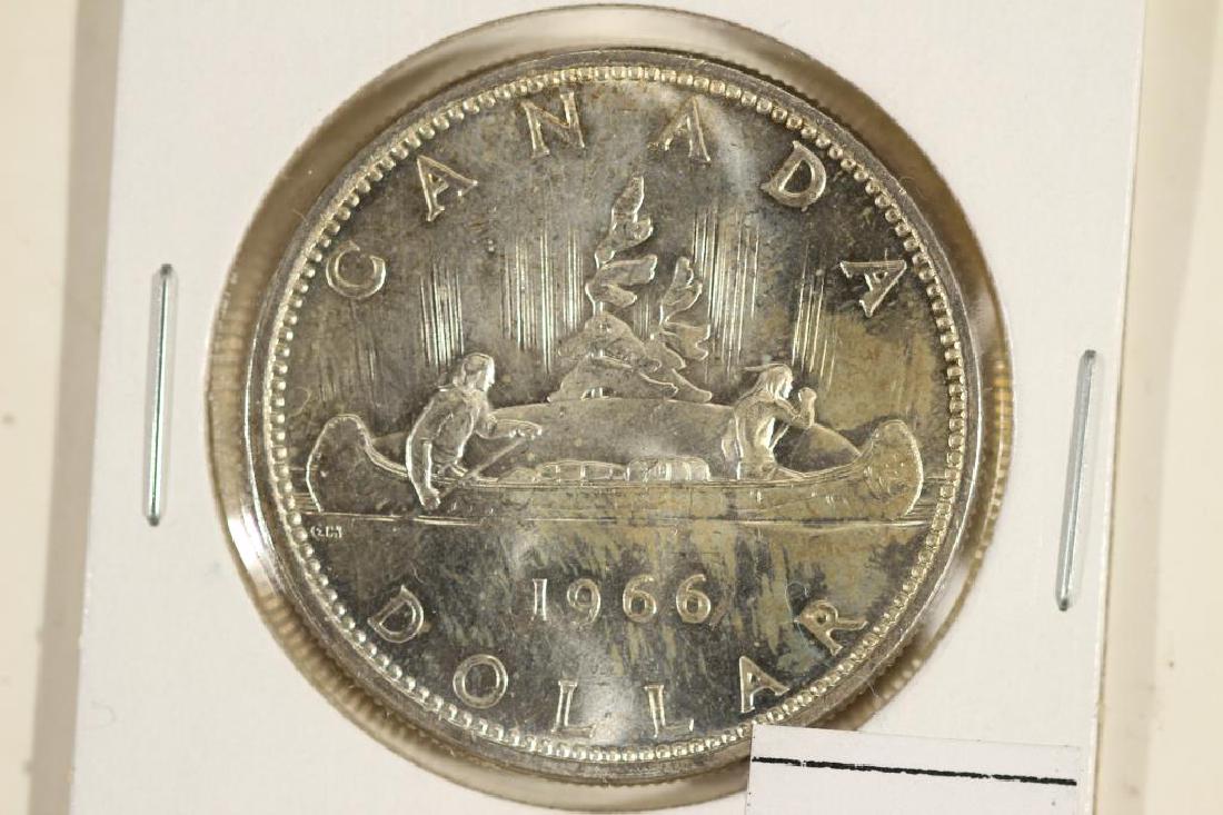 1966 CANADA SILVER DOLLAR BU (1 of 2)