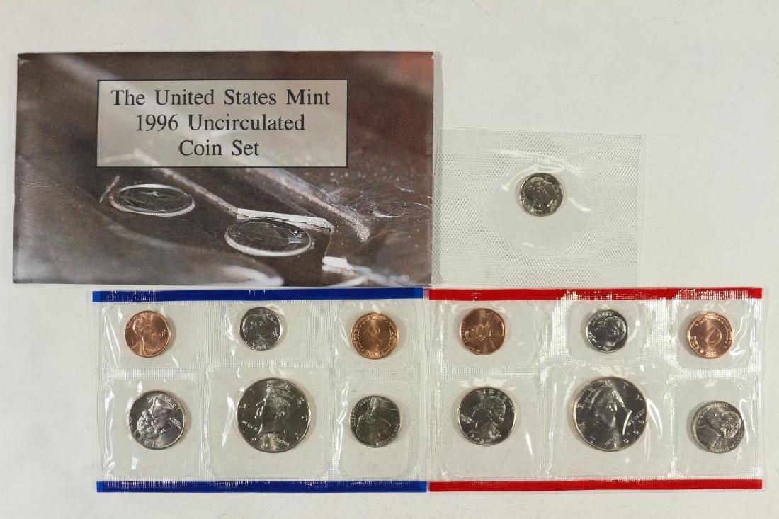 1996 US MINT SET (UNC) P/D (WITH ENVELOPE) (1 of 2)