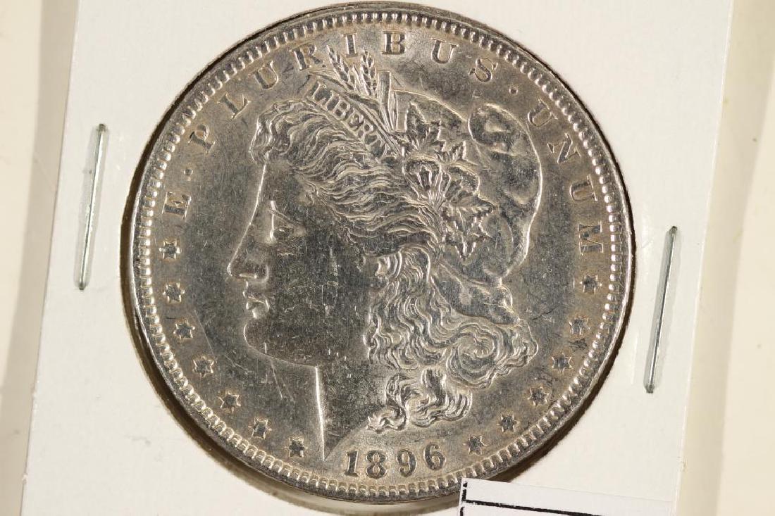 1896 MORGAN SILVER DOLLAR AU (1 of 2)