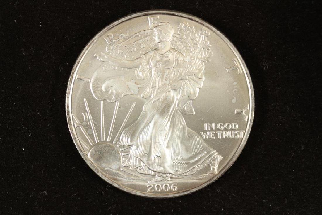 2006 AMERICAN SILVER EAGLE UNC (1 of 2)