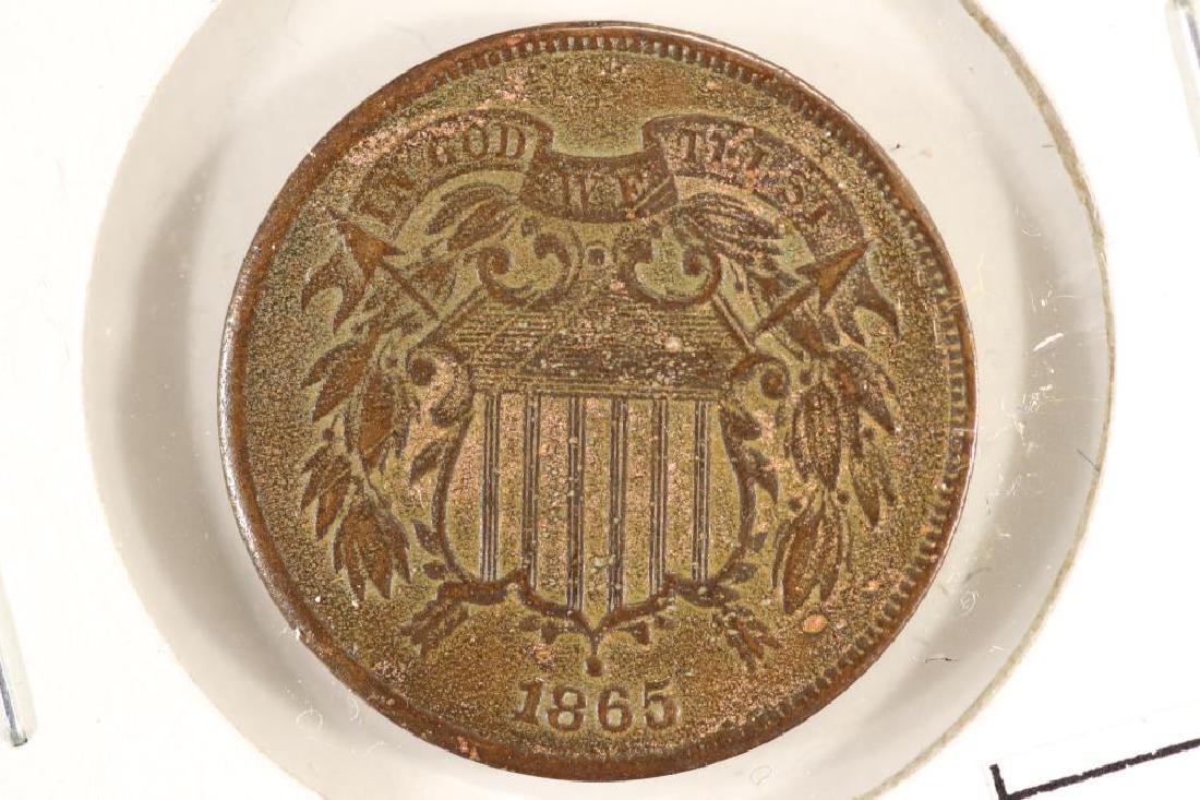 1865 US TWO CENT PIECE VF-EF (1 of 2)