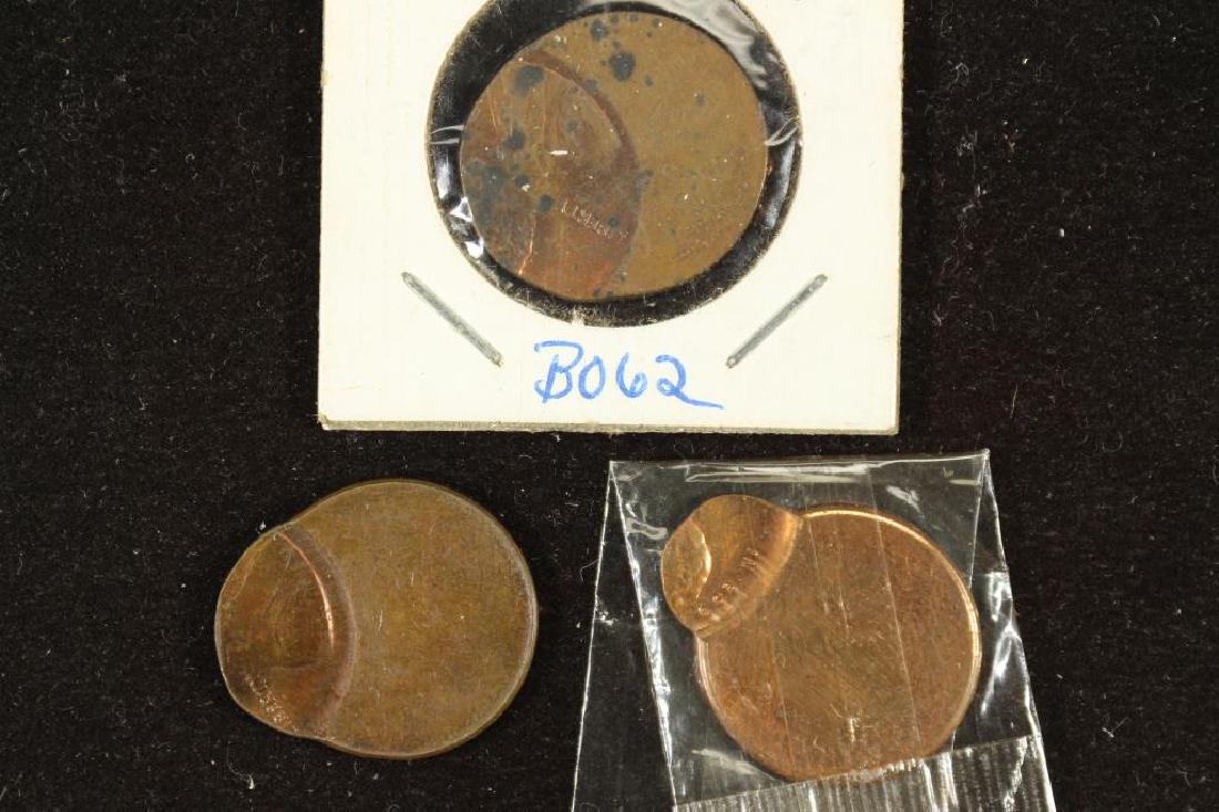 ERRORS 3 OFF CENTER LINCOLN CENTS (1 of 2)