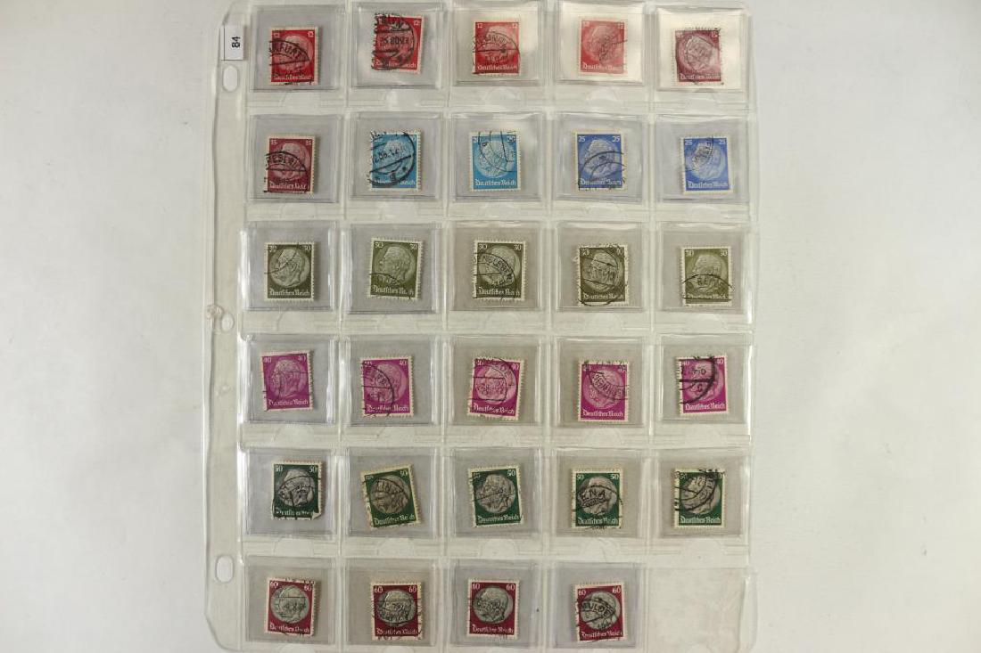 29 ASSORTED WWII GERMAN POSTAGE STAMPS (1 of 1)