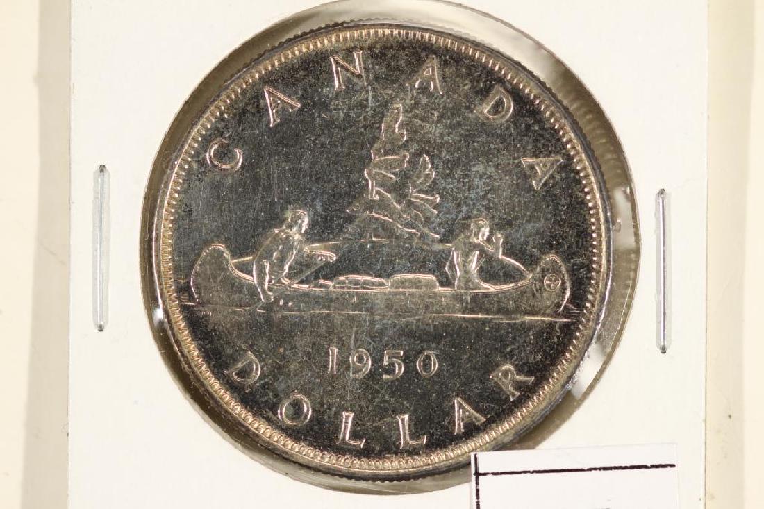 1950 CANADA SILVER DOLLAR BU (1 of 2)