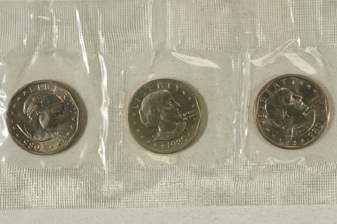 1980 P/D/S SBA DOLLAR SOUVENIR DOLLAR SET (1 of 2)
