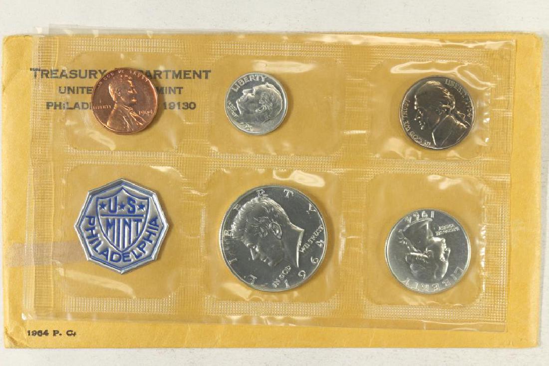1964 US SILVER PROOF SET (WITH ENVELOPE) (1 of 2)
