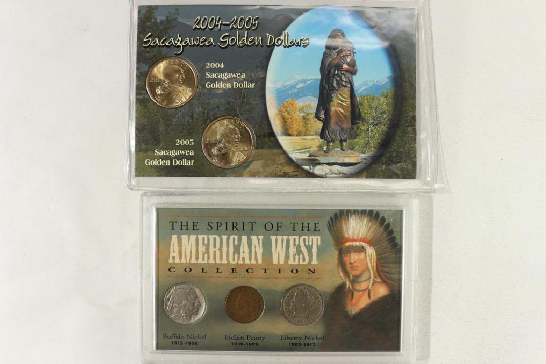 2 US COIN SETS. SPIRIT OF THE AMERICAN WEST (1 of 2)