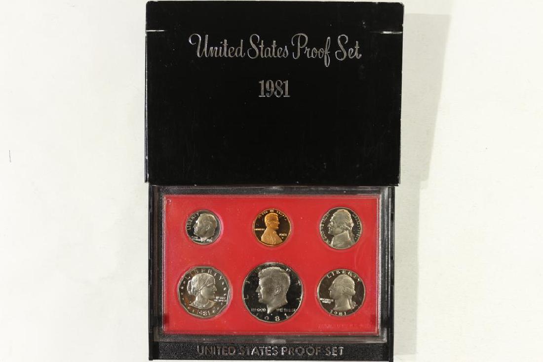 1981 US PROOF SET (WITH BOX) (1 of 2)
