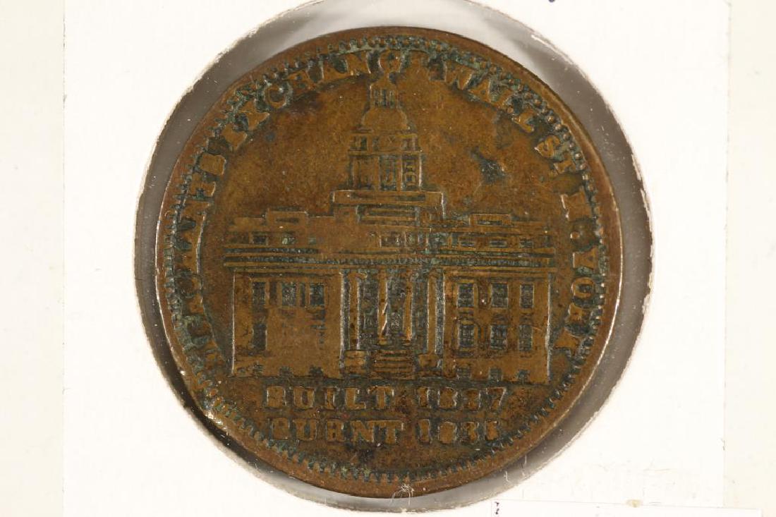 1833 HARD TIMES TOKEN MERCHANT'S EXCHANGE (1 of 2)