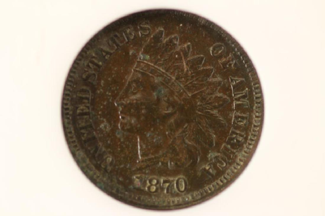 1870 INDIAN HEAD CENT KEY DATE VERY FINE 30 (1 of 3)