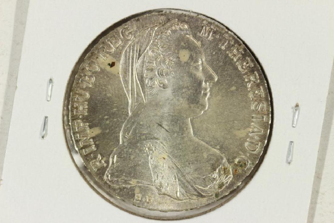 1780 AUSTRIA MARIA THERESIA THALER (SILVER) BU: You must call us at 1-763-862-8302 or email us at bidalotauction@aol.com with your credit card number directly. Thanks.