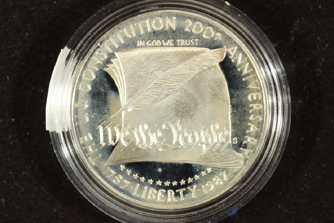 1987-S US CONSTITUTION PROOF SILVER DOLLAR (1 of 2)