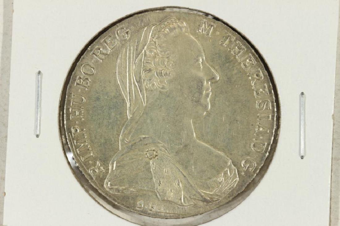 1780 AUSTRIA MARIA THERESIA THALER (SILVER): You must call us at 1-763-862-8302 or email us at bidalotauction@aol.com with your credit card number directly. Thanks.