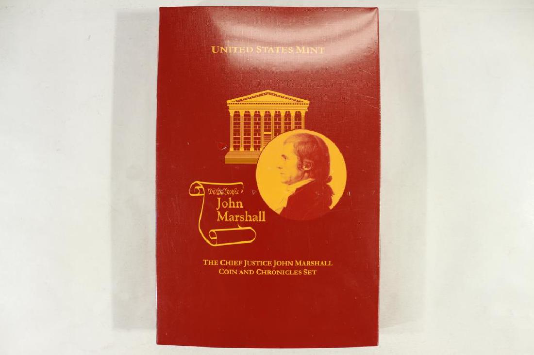 2005 CHIEF JUSTICE JOHN MARSHALL COIN & CHRONICLES: SET, SEALED ORIGINAL US MINT PACKAGING