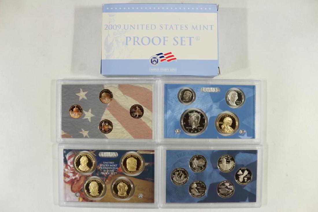 2009 US PROOF SET (WITH BOX) 18 PIECES INCLUDES (1 of 2)
