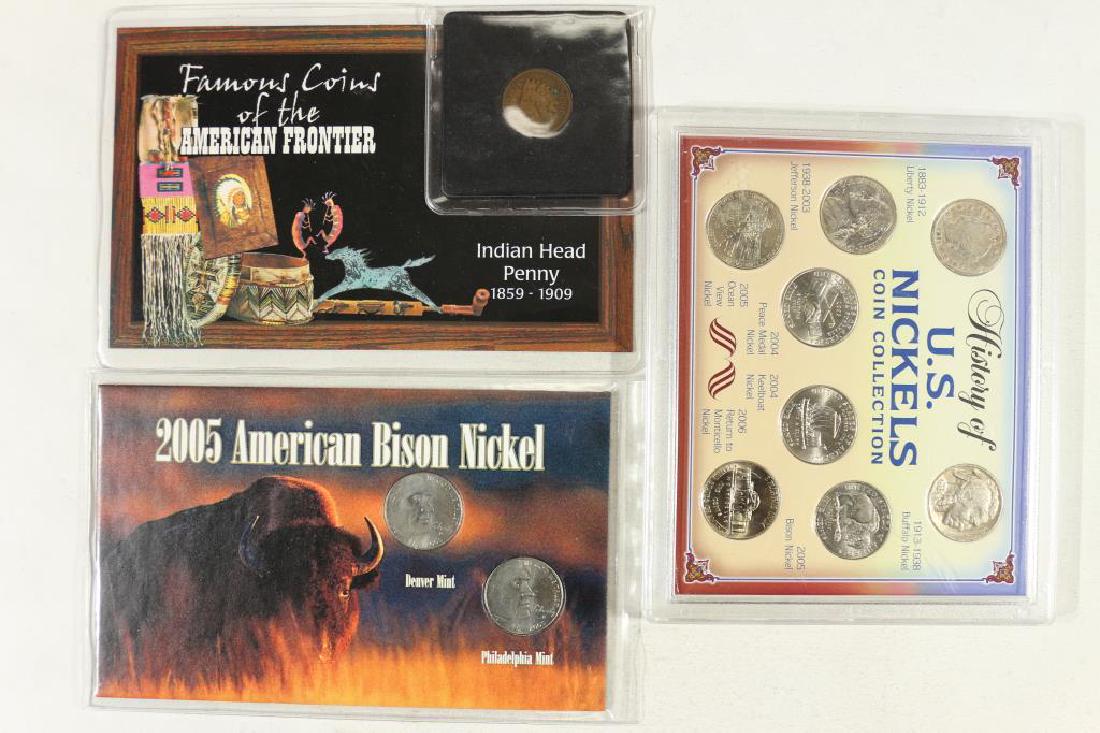 3 US COIN SETS. 1907 INDIAN HEAD CENT, 2015-P & D (1 of 2)