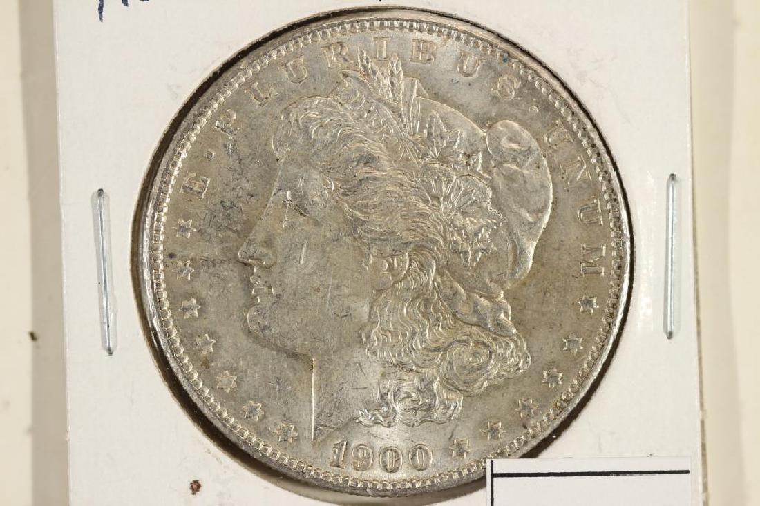 1900 MORGAN SILVER DOLLAR EXTRA FINE+ / AU (1 of 2)