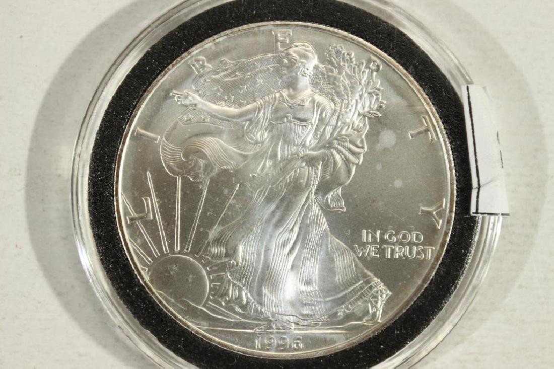 1996 AMERICAN SILVER EAGLE BU (1 of 2)