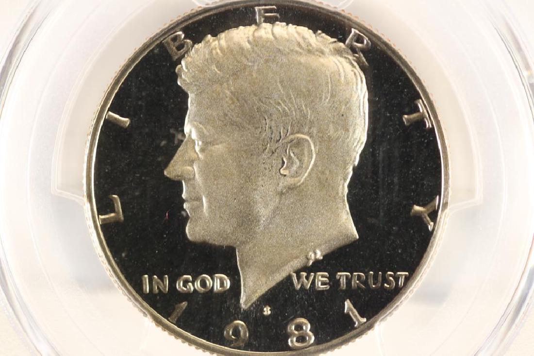 1981-S TYPE I KENNEDY HALF DOLLAR PCGS PR69 DCAM (1 of 3)