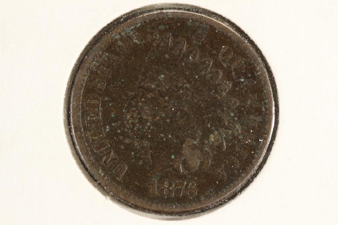 1876 INDIAN HEAD CENT (SEMI-KEY) (1 of 2)