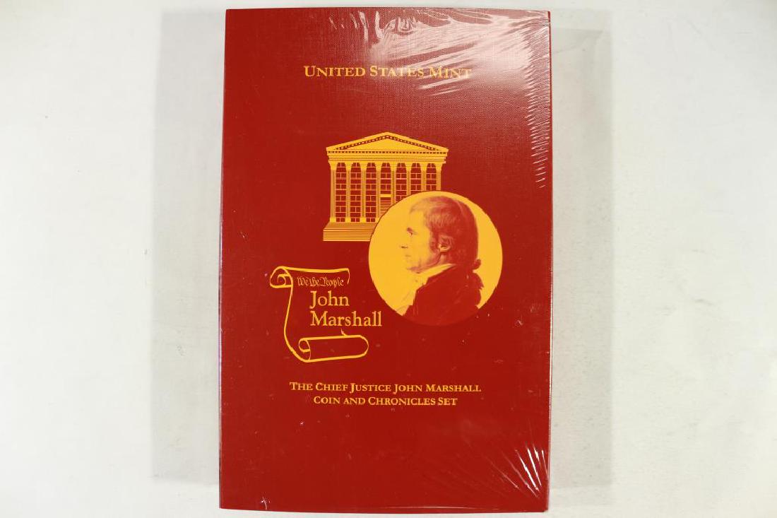 2005 CHIEF JUSTICE JOHN MARSHALL COIN &: CHRONICLES SET, SEALED, ORIGINAL US MINT PACKAGING