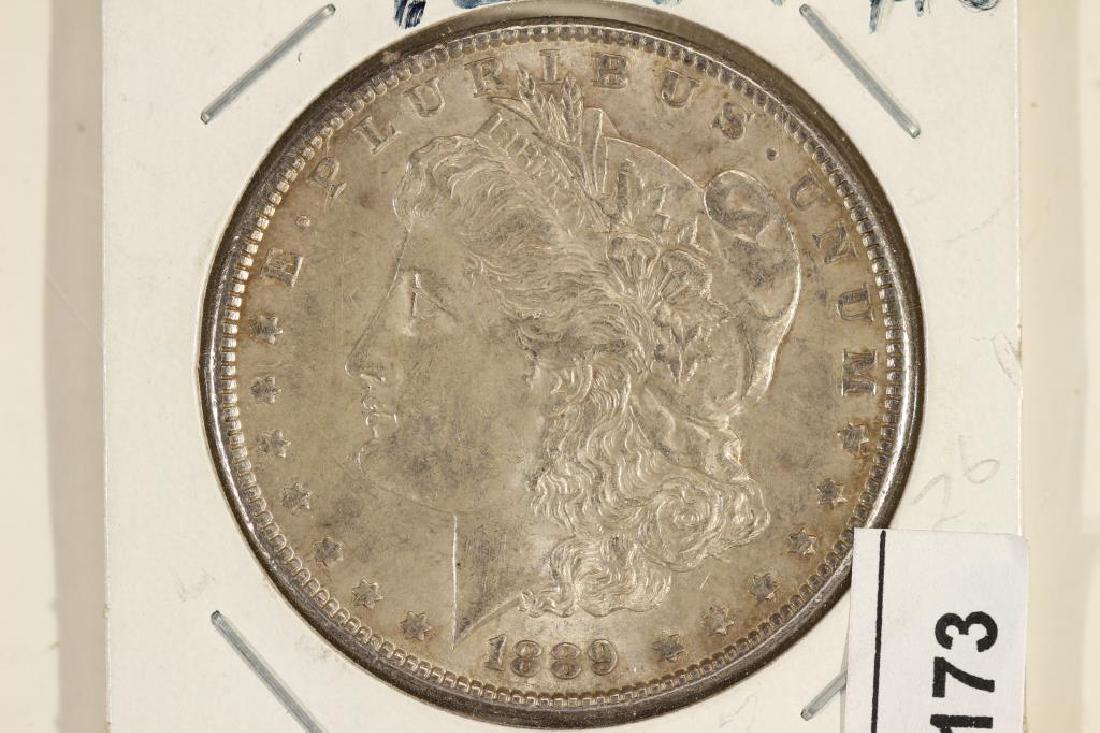 1889 MORGAN SILVER DOLLAR AU/UNC (1 of 2)
