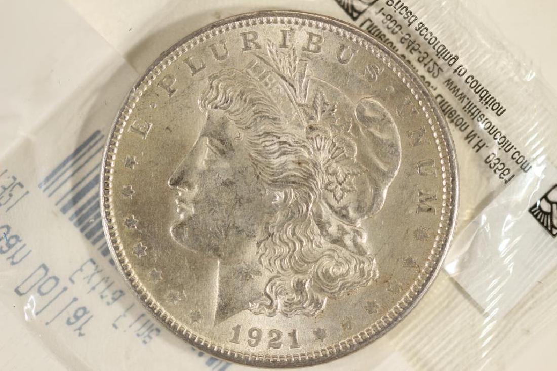 1921 MORGAN SILVER DOLLAR EXTRA FINE (1 of 2)